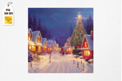 Peaceful and Cozy Village Christmas