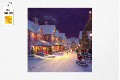 Peaceful and Cozy Town Christmas 3