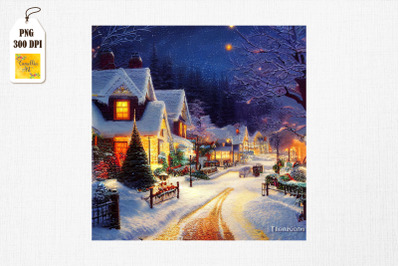 Peaceful and Cozy Town Christmas 4