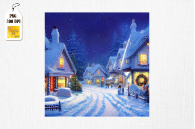 Peaceful and Cozy Town Christmas 6