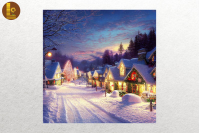 Peaceful Town Happy Christmas 2