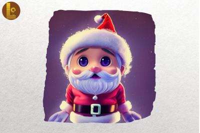 Cute Chibi Santa Claus Christmas