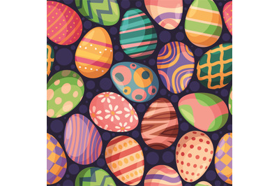 Eggs pattern. Textile design decoration picture with eggs for happy ea