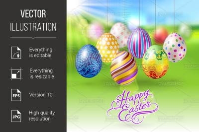 Happy Easter Greeting Card