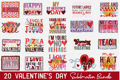 Valentine&#039;s Day Sublimation Bundle