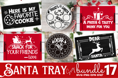 Dear Santa Tray SVG Bundle