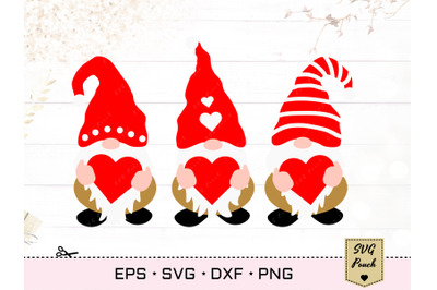 Valentine Gnomes SVG