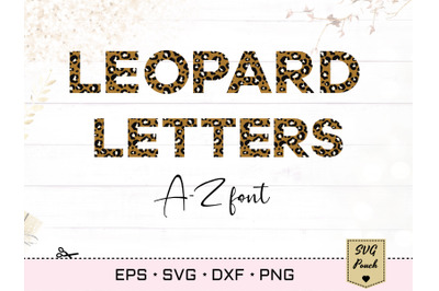 Leopard Full Font SVG | Cheetah font