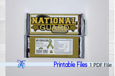 National Guard Candy Bar Wrapper