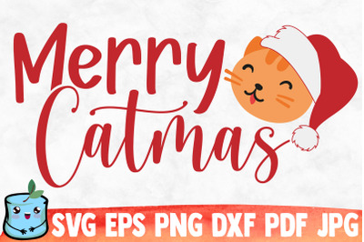 Merry Catmas SVG Cut File