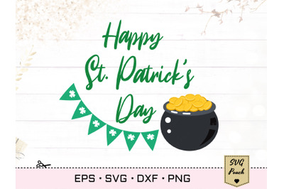 Happy St. Patrick&#039;s Day Svg
