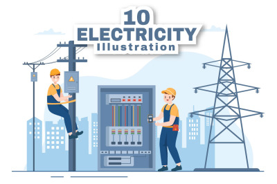 10 Lighting and Electricity Energy Maintenance Illustration