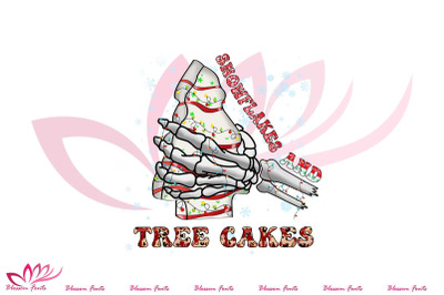Snowflakes and Tree Cakes Sublimation