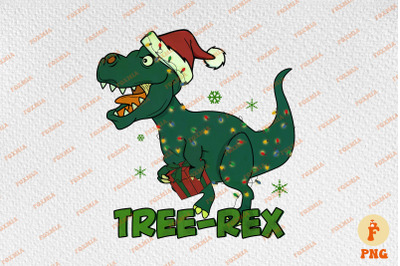 Funny Tree-Rex Dinosaur Christmas