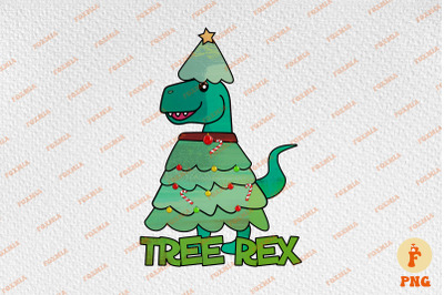 Tree-Rex Funny T Rex Dinosaur Christmas