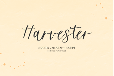 Harvester Script