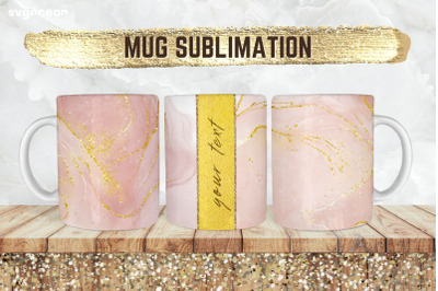 Marble Glitter Mug Tapered | PNG Bundle | Mug Wrap