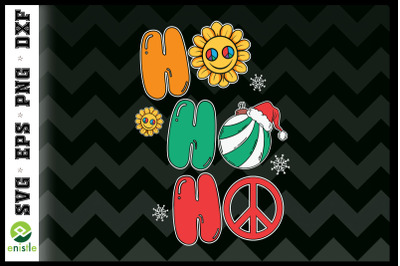 Hippie Ho Ho Ho Christmas Peace