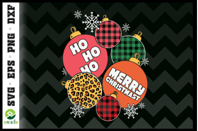 Hippie Christmas Retro Disco Bauble