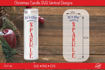 Christmas candles| Christmas candle SVG| Dollar tree Christmas candle