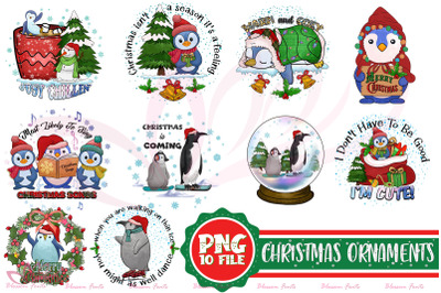 Christmas Penguin Sublimation Bundle