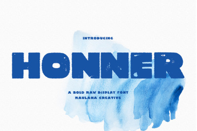 Honner Sans Serif Display Font