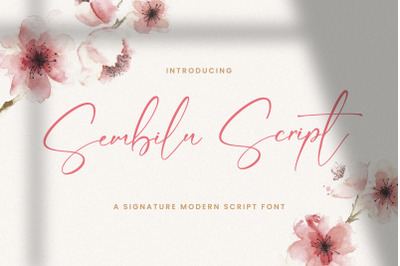 Sembilu Script - Handwritten Font