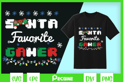 Christmas Santa&#039;s Favorite Gamer