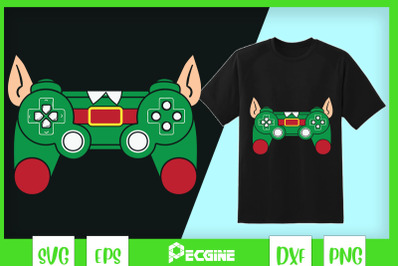 Christmas Game Controller ELF SVG