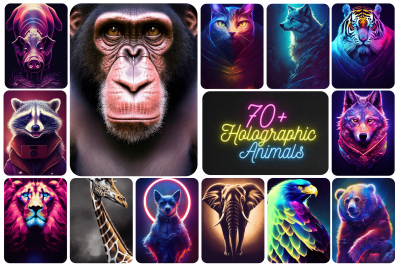 Download 70+ Holographic Animals