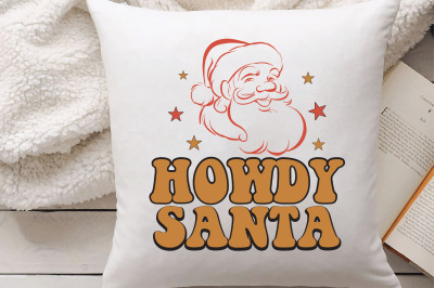 Howdy Santa Sublimation