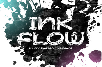 Ink Flow handcrafted brush font