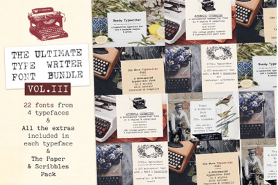 Typewriter Font Bundle Vol. 3