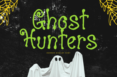 Ghost Hunters - Horror Display Font