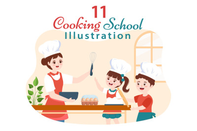 11 Cooking School Illustration