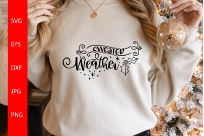 Sweater Weather SVG