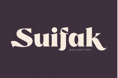 Suifak Typeface