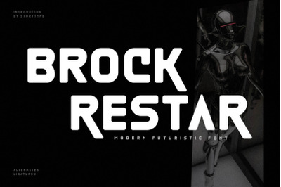 Brock Restar Typeface