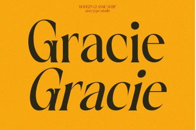 Gracie Typeface