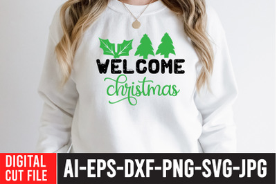 Welcome Christmas SVG Cut File