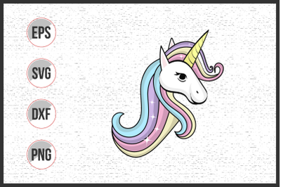Unicorn vector illustration graphic