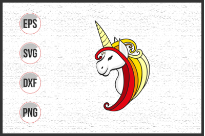 Unicorn vector illustration graphic