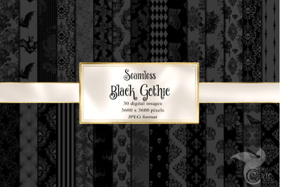 Black Gothic Digital Paper