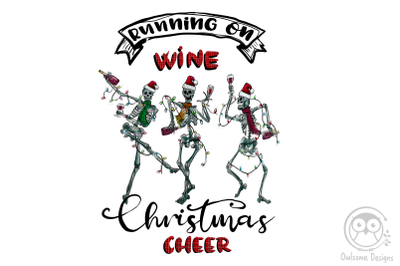 Running On Wine Christmas Cheer PNG Christmas