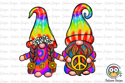 Hippie Gnomes Couple Sublimation