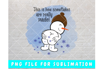 This Is How Snowflakes Are Really Made PNG For Sublimation