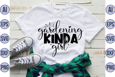 Gardening kinda girl svg