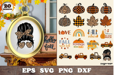 Fall Keychain Svg Bundle | Leopard | Autumn Svg