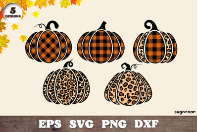 Pumpkin Keychain Svg Bundle | Leopard | Autumn Svg