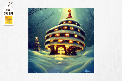 Mushroom Hotel Happy Christmas